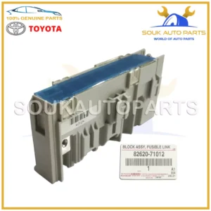 82620-71012 Genuine Toyota BLOCK ASSY, FUSIBLE LINK 8262071012 OEM