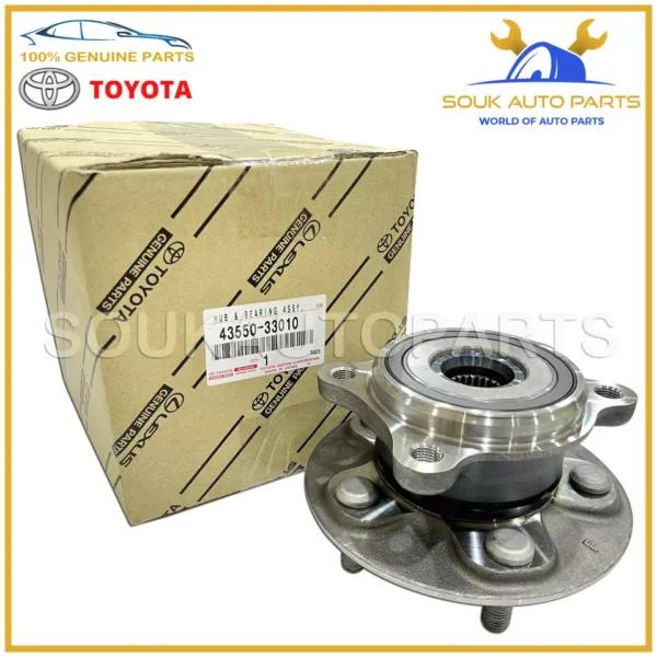 43550-33010 Genuine Toyota FRONT WHEEL BEARING & HUB AVALON CCAMRY 2018-2023