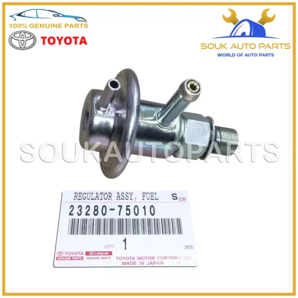 23280-75010 Genuine Toyota FUEL PRESSURE REGULATOR ASSY 2328075010 OEM