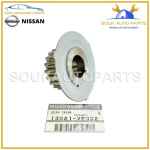 13021-VB302 Genuine Nissan SPROCKET CRANKSHAFT GEAR, 13021VB302 OEM