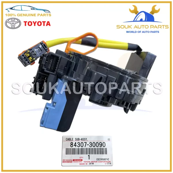 84307-30090 Genuine Toyota CABLE SUB-ASSY, SPIRAL 8430730090 OEM Lexus GX400