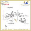 15100-11110 Genuine Toyota OIL PUMP 4EFE 5EFE 1510011110 OEM PASEO COROLLA - Image 5