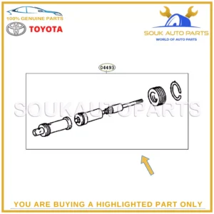04493-60350 Genuine Toyota CYLINDER KIT, BRAKE MASTER 0449360350 OEM