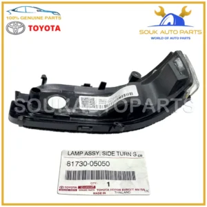 81730-05050 Genuine Toyota SIDE TURN SIGNAL LAMP ASSY, RH 8173005050 OEM