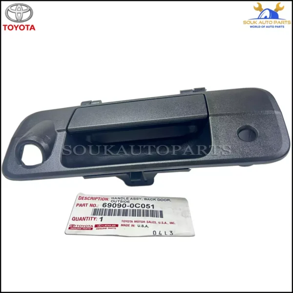 69090-0C051 Genuine Toyota TAILGATE HANDLE W/CAMERA HOLE 690900C051 OEM TUNDRA