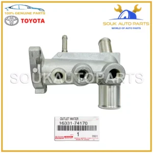 16331-74170 Genuine Toyota OUTLET WATER PIPE 3S 4S 5S-FE CAMRY CELICA RAV4