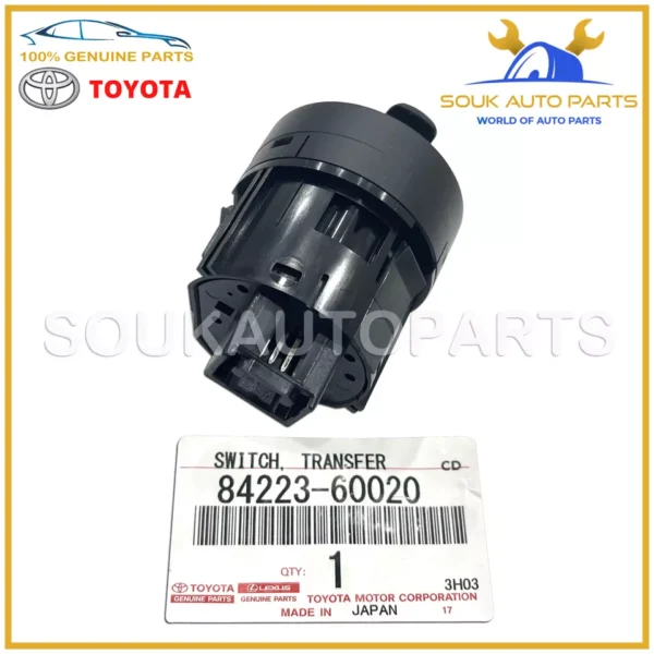 84223-60020 Genuine Toyota SWITCH, TRANSFER POSITION 8422360020 LC PRADO