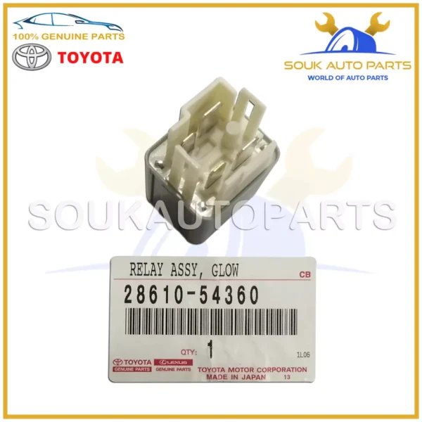 28610-54360 Genuine Toyota GLOW PLUG RELAY ASSY 2861054360 OEM