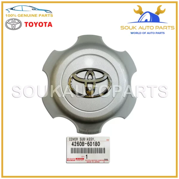 4260B-60180 Genuine Toyota ORNAMENT SUB-ASSY, WHEEL HUB 4260B60180 OEM