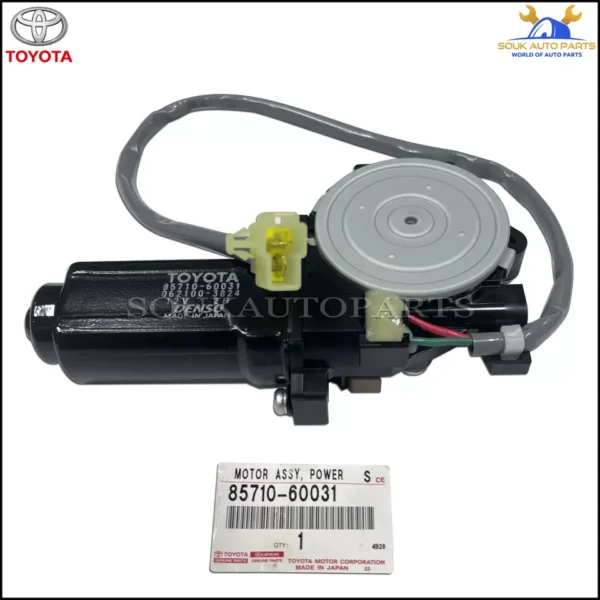 85710-60031 Genuine Toyota MOTOR ASSY, POWER WINDOW REGULATOR, FRONT RH OEM