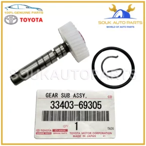 33403-69305 Genuine Toyota GEAR SUB-ASSY, SPEEDOMETER DRIVEN (ATM) 3340369305