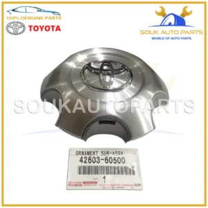42603-60500 Genuine Toyota WHEEL HUB ORNAMENT, 4260360500 OEM
