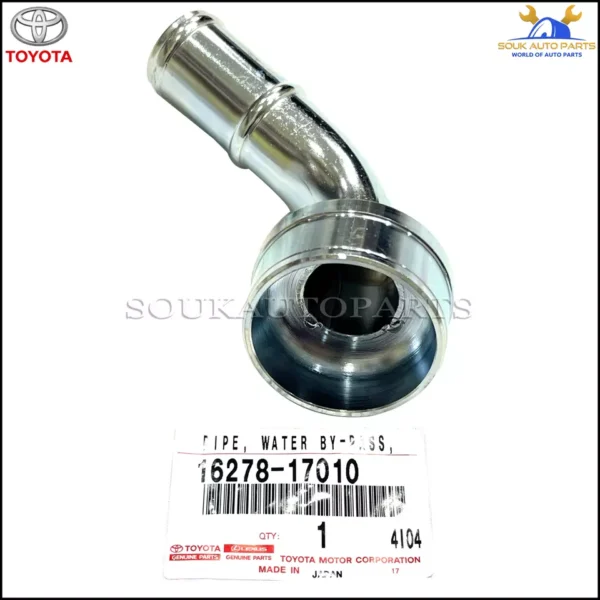 16278-17010 Genuine Toyota PIPE, WATER BY-PASS, NO.2 1627817010 OEM COASTER