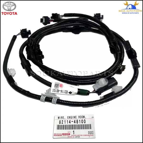82114-48100 Genuine Toyota WIRE, ENGINE ROOM 8211448100 OEM