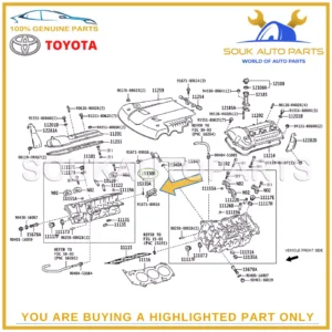 15330-31010 Genuine Toyota VALVE ASSY, CAM TIMING OIL CONTROL, RH 1533031010 OEM
