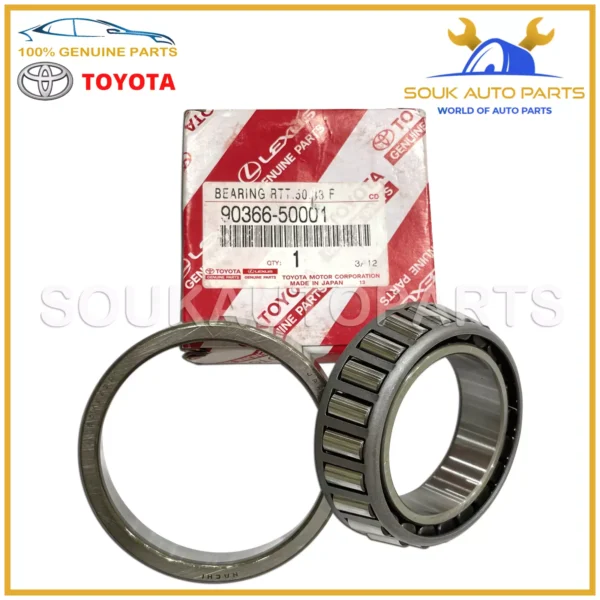 90366-50001 Genuine Toyota BEARING(FOR FRONT DIFFERENTIAL CASE) 9036650001 OEM