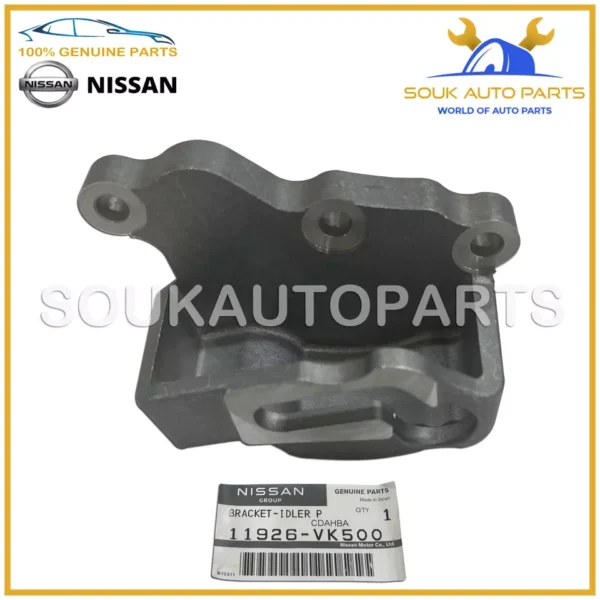 11926-VK500 Genuine Nissan BRACKET-IDLER PULLEY 11926VK500 OEM NP300 TRUCK