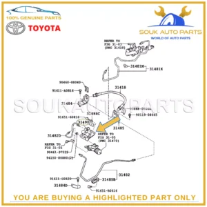 31490-42010 Genuine Toyota CLUTCH ACCUMULATOR ASSY 3149042010 OEM