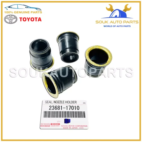 23681-17010 Genuine Toyota NOZZLE HOLDER SEAL (Set of 4 Pcs) 2368117010 OEM
