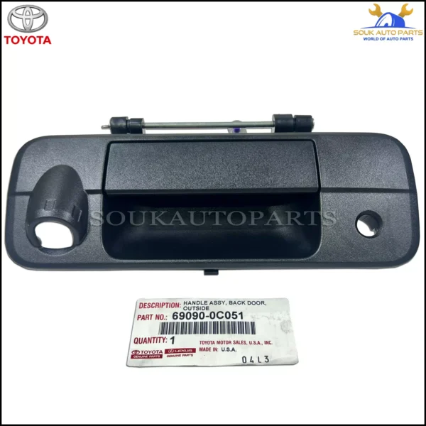 69090-0C051 Genuine Toyota TAILGATE HANDLE W/CAMERA HOLE 690900C051 OEM TUNDRA