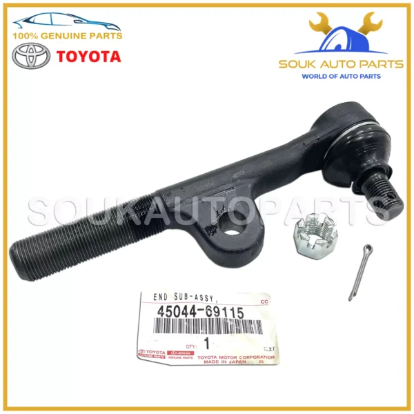 45044-69115 Genuine Toyota END SUB-ASSY, STEERING RELAY ROD, RH 4504469115 OEM