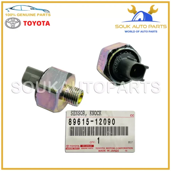 89615-12090 Genuine Toyota 2 Pcs SENSOR, KNOCK CONTROL 8961512090 OEM
