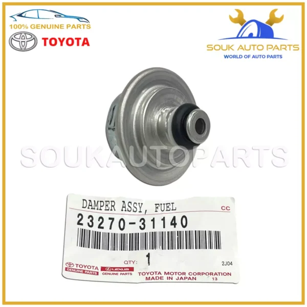 23270-31140 Genuine Toyota DAMPER ASSY, FUEL PRESSURE PULSATION 2327031140 OEM