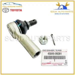 45046-09281 Genuine Toyota END SUB-ASSY, TIE ROD, RH/LH OEM FORTUNER HILUX