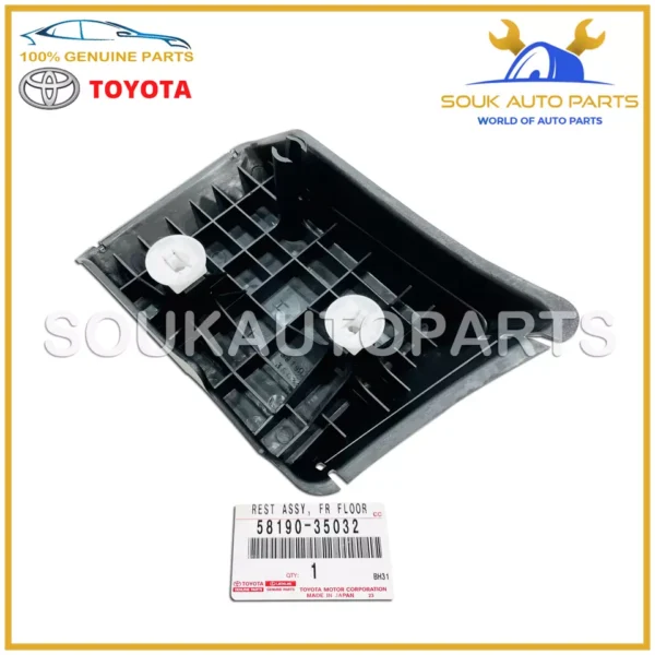 58190-35032 Genuine Toyota DRIVER SIDE FLOOR FOOTREST COVER 4Runner FJ Cruiser