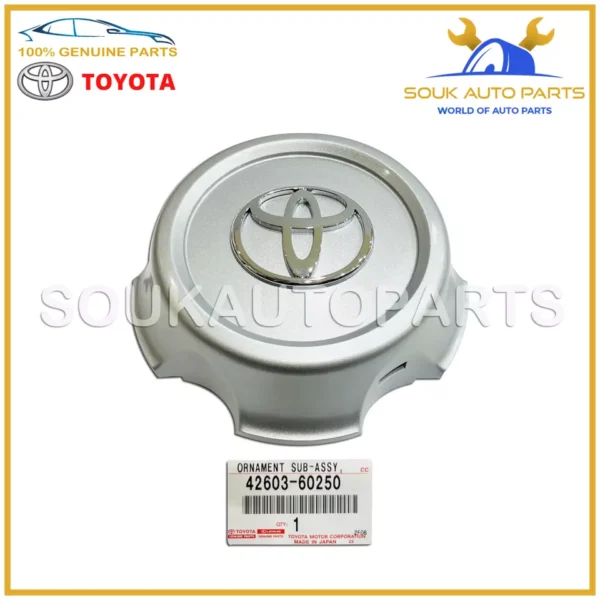 42603-60250 Genuine Toyota ORNAMENT SUB-ASSY, WHEEL HUB 4260360250 OEM
