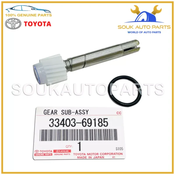 33403-69185 Genuine Toyota SPEEDOMETER DRIVEN (ATM) GEAR SUB-ASSY 3340369185 OEM