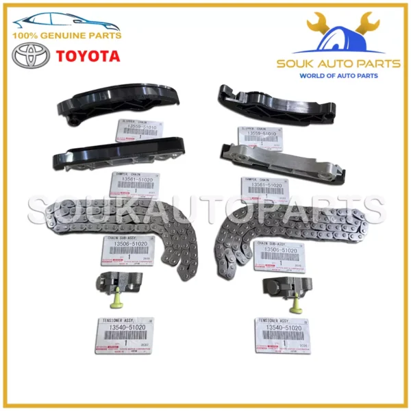 Genuine Toyota TIMING CHAIN KIT 1VD-FTV For LAND CRUISER 4.5Ltr DIESEL 07-18 OEM