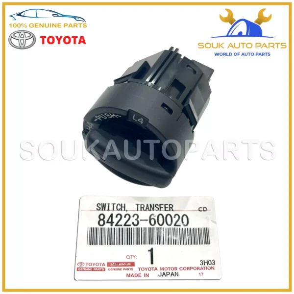 84223-60020 Genuine Toyota SWITCH, TRANSFER POSITION 8422360020 LC PRADO