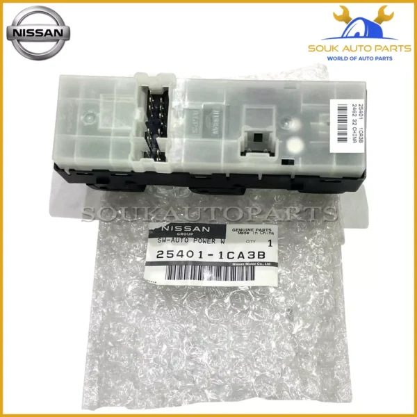 25401-1CA3B Genuine Nissan SWITCH AUTO POWER WINDOW MAIN For Infiniti FX35 QX70