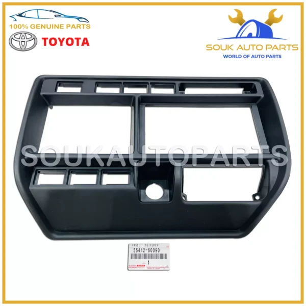 55412-60090 Genuine Toyota PANEL, INSTRUMENT CLUSTER FINISH, CENTER 5541260090