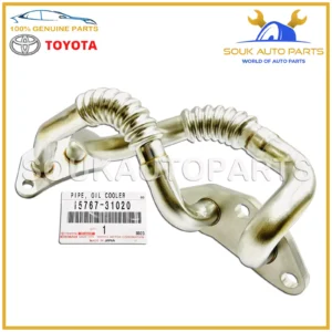15767-31020 Genuine Toyota ENGINE OIL COOLER PIPE 1576731020 OEM