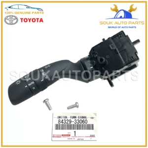 84329-33060 Genuine Toyota TURN SIGNAL SWITCH ASSY 8432933060 OEM