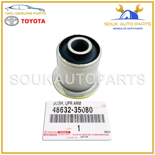 48632-35080 GENUINE TOYOTA BUSH, FR SUSPENSION UPPER ARM, RH/LH 4863235080 OEM