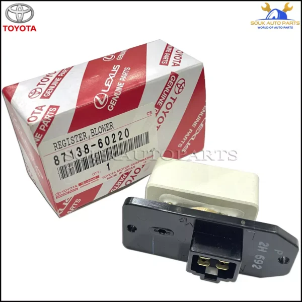 87138-60220 Genuine Toyota RESISTOR, BLOWER 8713860220 OEM LAND CRUISER