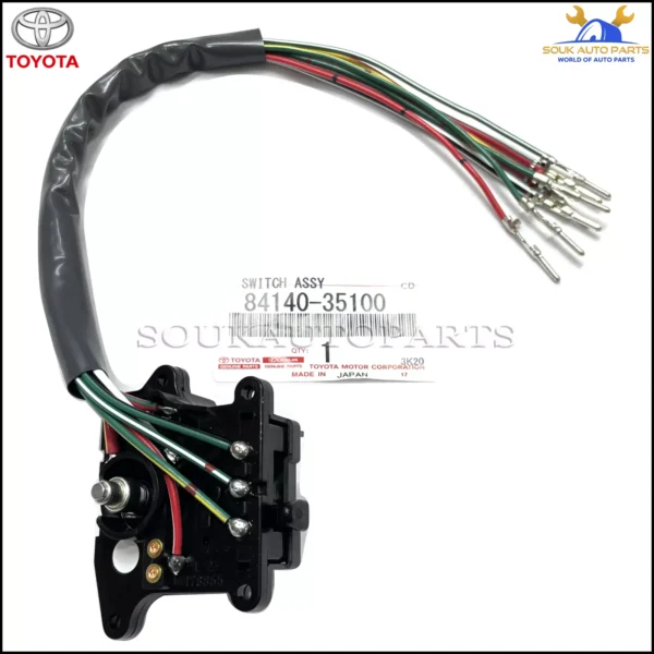 84140-35100 Genuine Toyota SWITCH ASSY, HEADLAMP DIMMER 8414035100 OEM