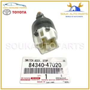 84340-47020 Genuine Toyota SWITCH ASSY, STOP LAMP 8434047020 OEM