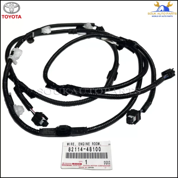 82114-48100 Genuine Toyota WIRE, ENGINE ROOM 8211448100 OEM