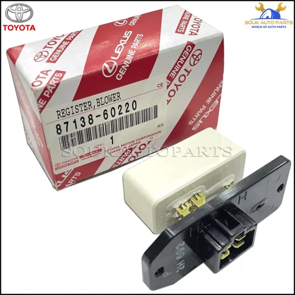 87138-60220 Genuine Toyota RESISTOR, BLOWER 8713860220 OEM LAND CRUISER