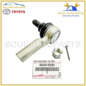 45046-09281 Genuine Toyota END SUB-ASSY, TIE ROD, RH/LH OEM FORTUNER HILUX