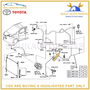 88719-33020 Genuine Toyota SENSOR, AIRCONDITIONER PRESSURE 8871933020 OEM