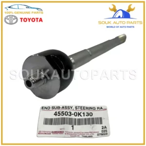 45503-0K130 Genuine Toyota END ASSY, STEERING RACK 455030K130 OEM