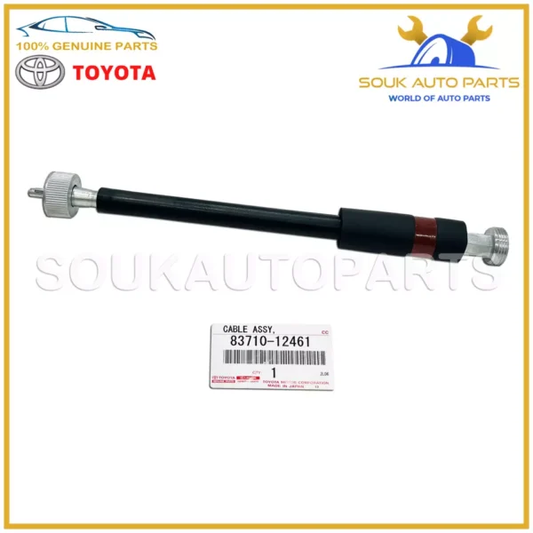 83710-12461 Genuine Toyota CABLE ASSY, SPEEDOMETER DRIVE, NO.1 8371012461 OEM