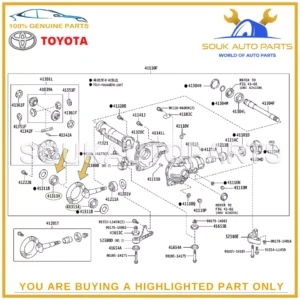 90366-58013 Genuine Toyota BEARING (FOR FRONT DIFFERENTIAL CASE) LC TUNDRA