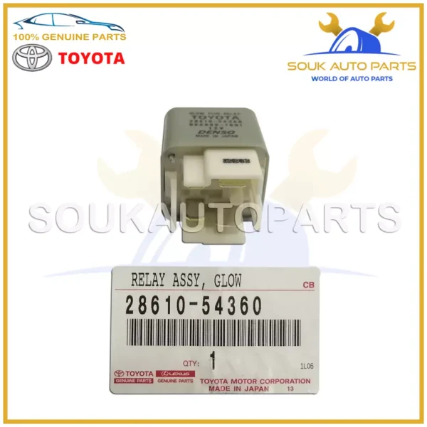28610-54360 Genuine Toyota GLOW PLUG RELAY ASSY 2861054360 OEM