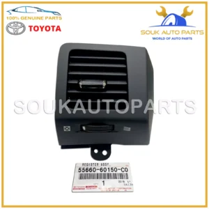 55660-60150-C0 Genuine Toyota REGISTER ASSY, INSTRUMENT PANEL, NO.2